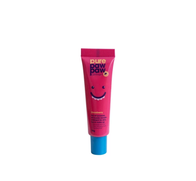 Відновлюючий бальзам для губ Pure Paw Paw Strawberry: ідеальний засіб для сяючої посмішки.