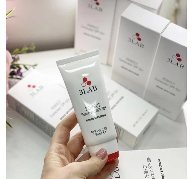 3lab PERFECT Солнцезащитный крем SPF50+ для лица