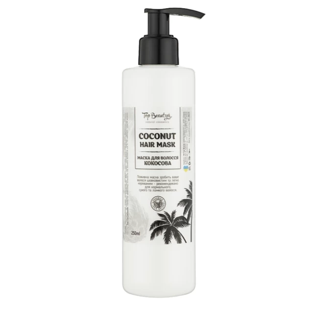 Кокосовая маска для волос Top Beauty 250 мл: сила и здоровье с 4820169180025