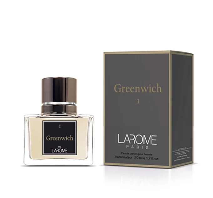 Насолоджуйся ексклюзивним ароматом: Парфум для чоловіків LAROME 1M Greenwich 20 мл