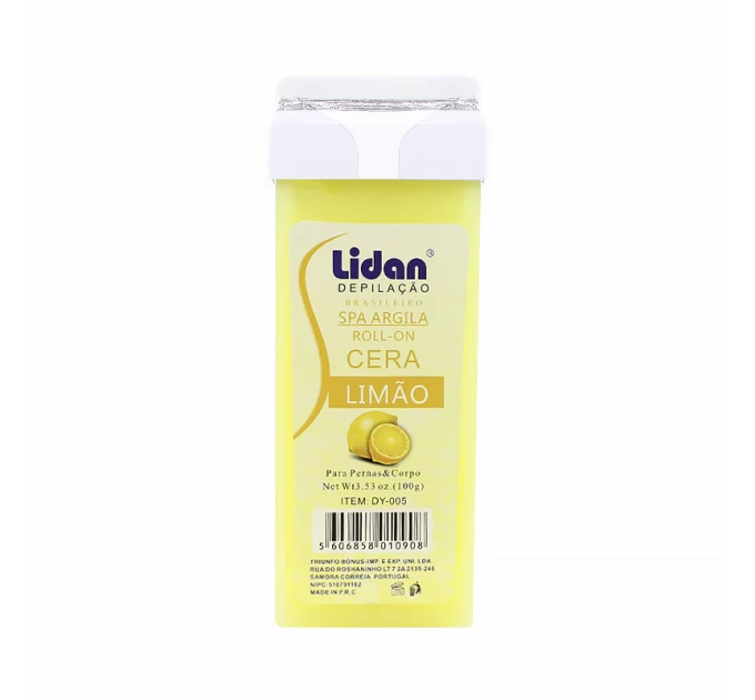 Воск Lidan WAX-00 Lemon, 100 г - ідеальний депіляційний засіб