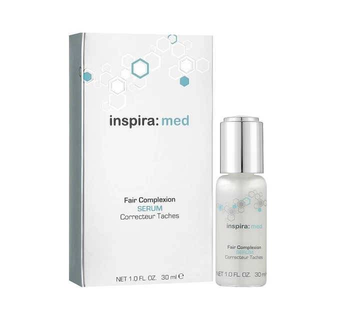 Осветительная сыворотка Inspira:cosmetics Fair Complexion Serum Med 30 мл - Коррекция цвета и сияние кожи