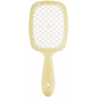 Расческа для волос Janeke Superbrush желтая с белым