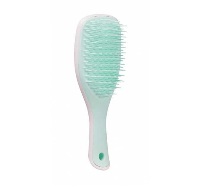 Теперь в мини-версии: розово-салатовый гребень Tangle Teezer The Wet Detangler Mini для идеального расчесывания волос